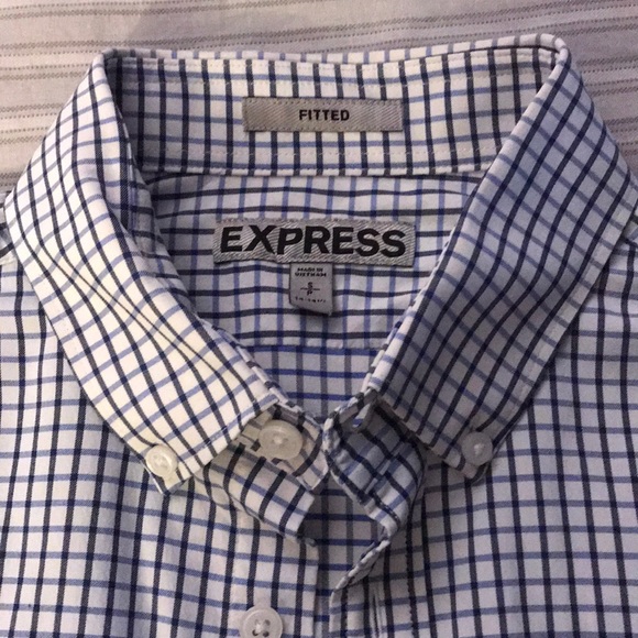 Express men’s small fitted dress shirt - Picture 2 of 2